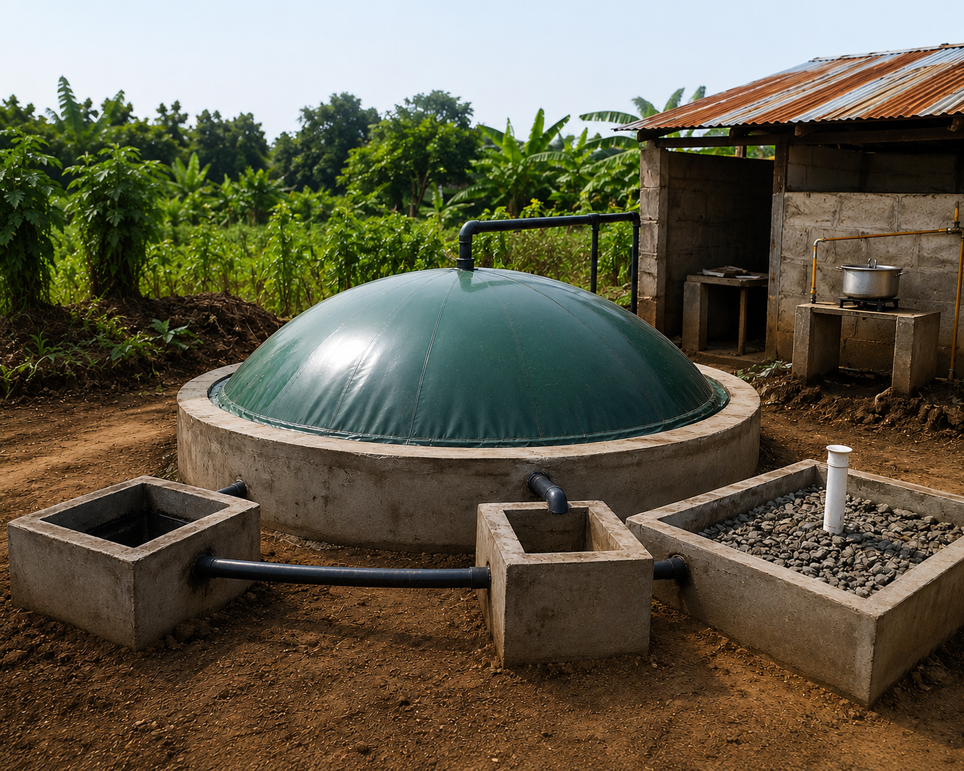 Biogas Plant Setup